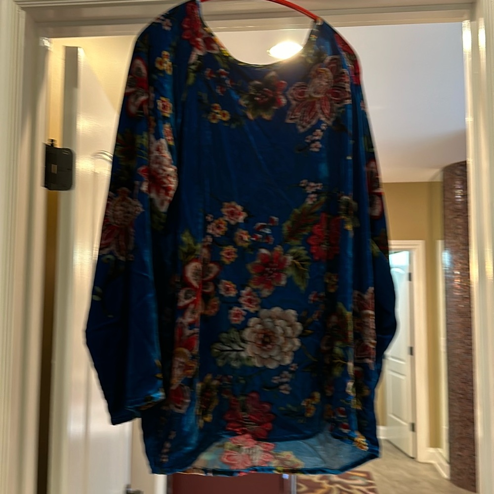 Johnny Was Velvet Tunic